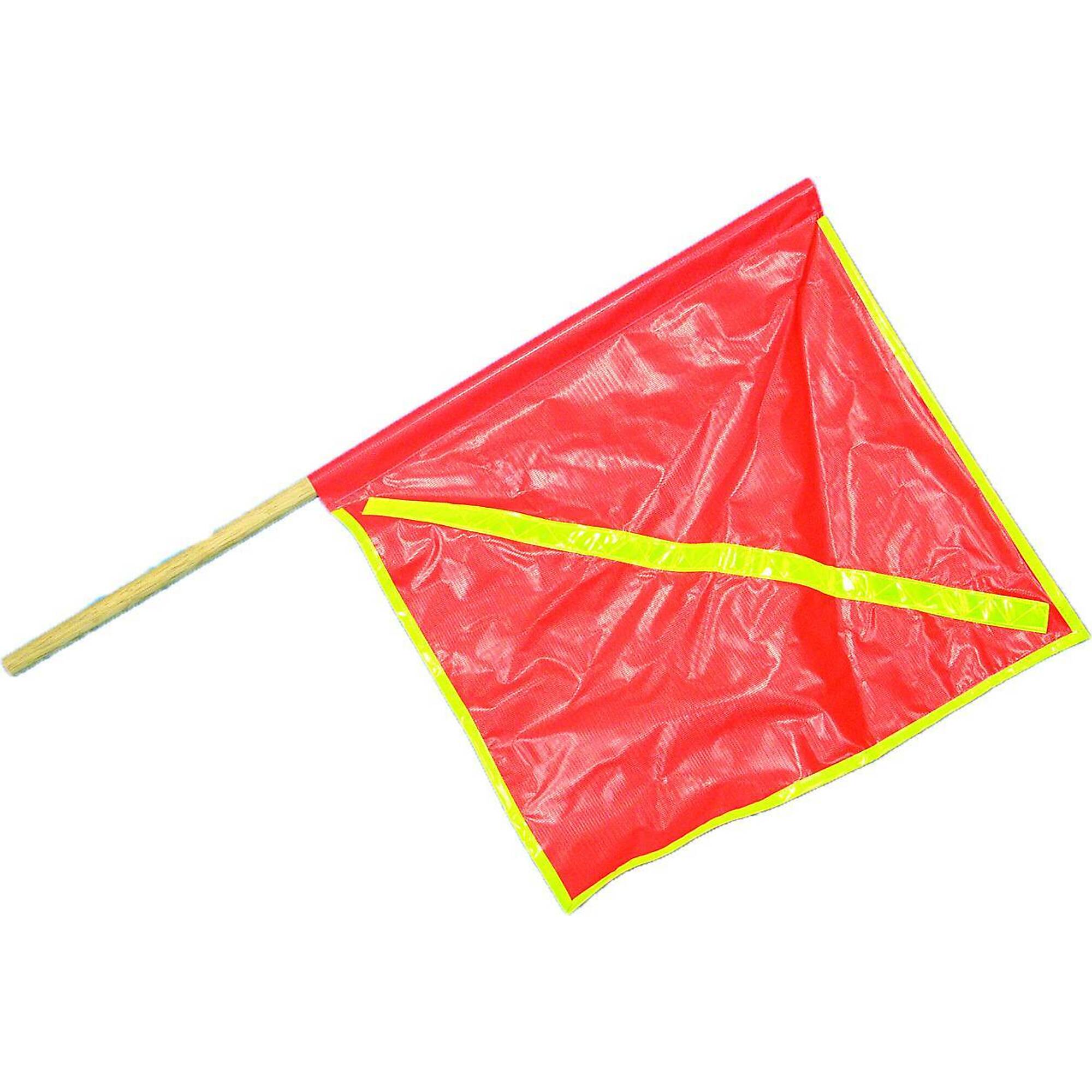 Mutual Industries 14962-36-24 24" X 24" X 36" Reflective Flag 10/Pk